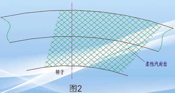 柔齒汽封結(jié)構(gòu)圖2